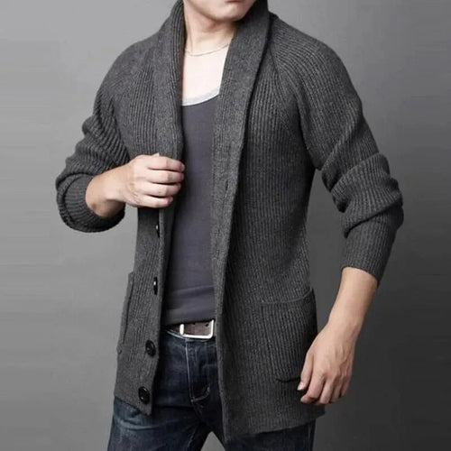 Drune | Sie Mich Warm Herren Strickjacke