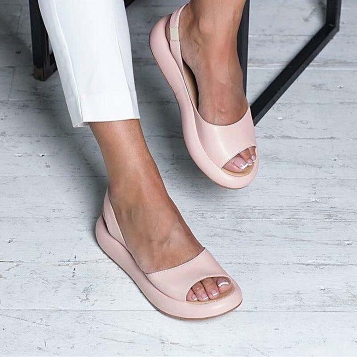 Drune | Schicke Offene-Teen Slingback Sandalen für Damen