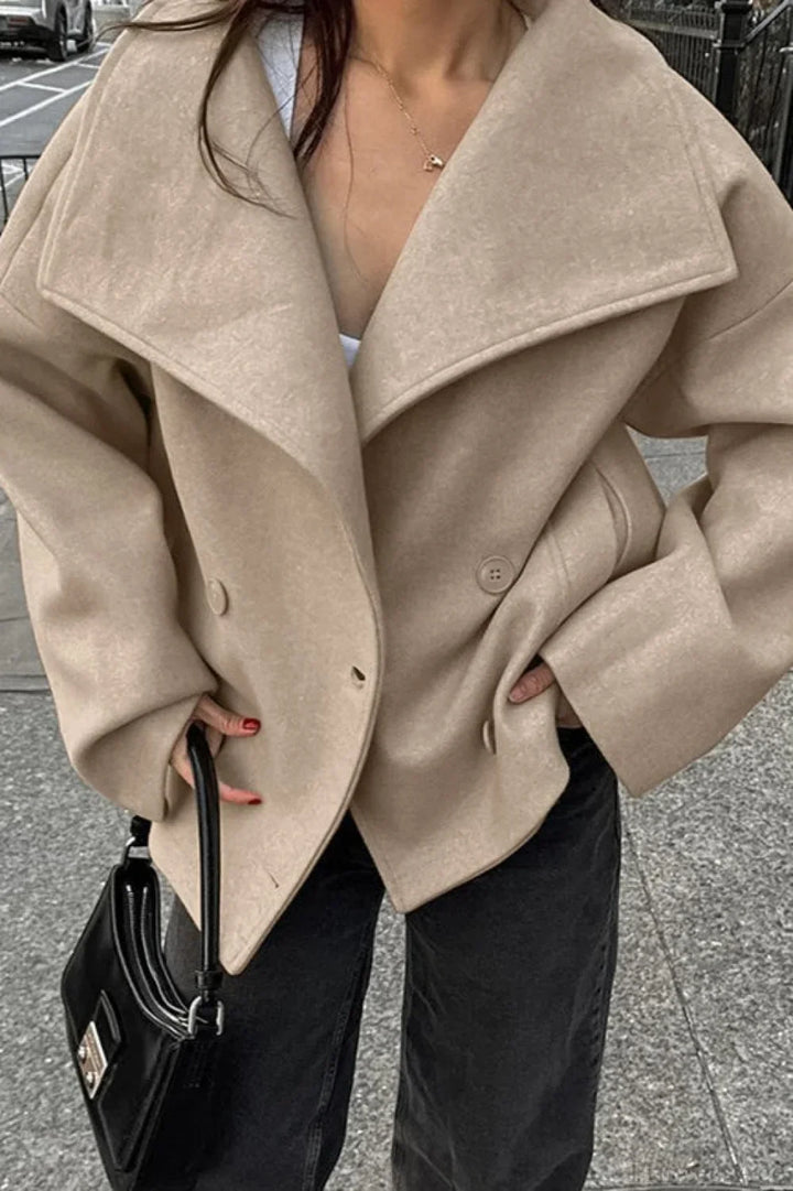 Drune | Woll Doppelreihige Jacke