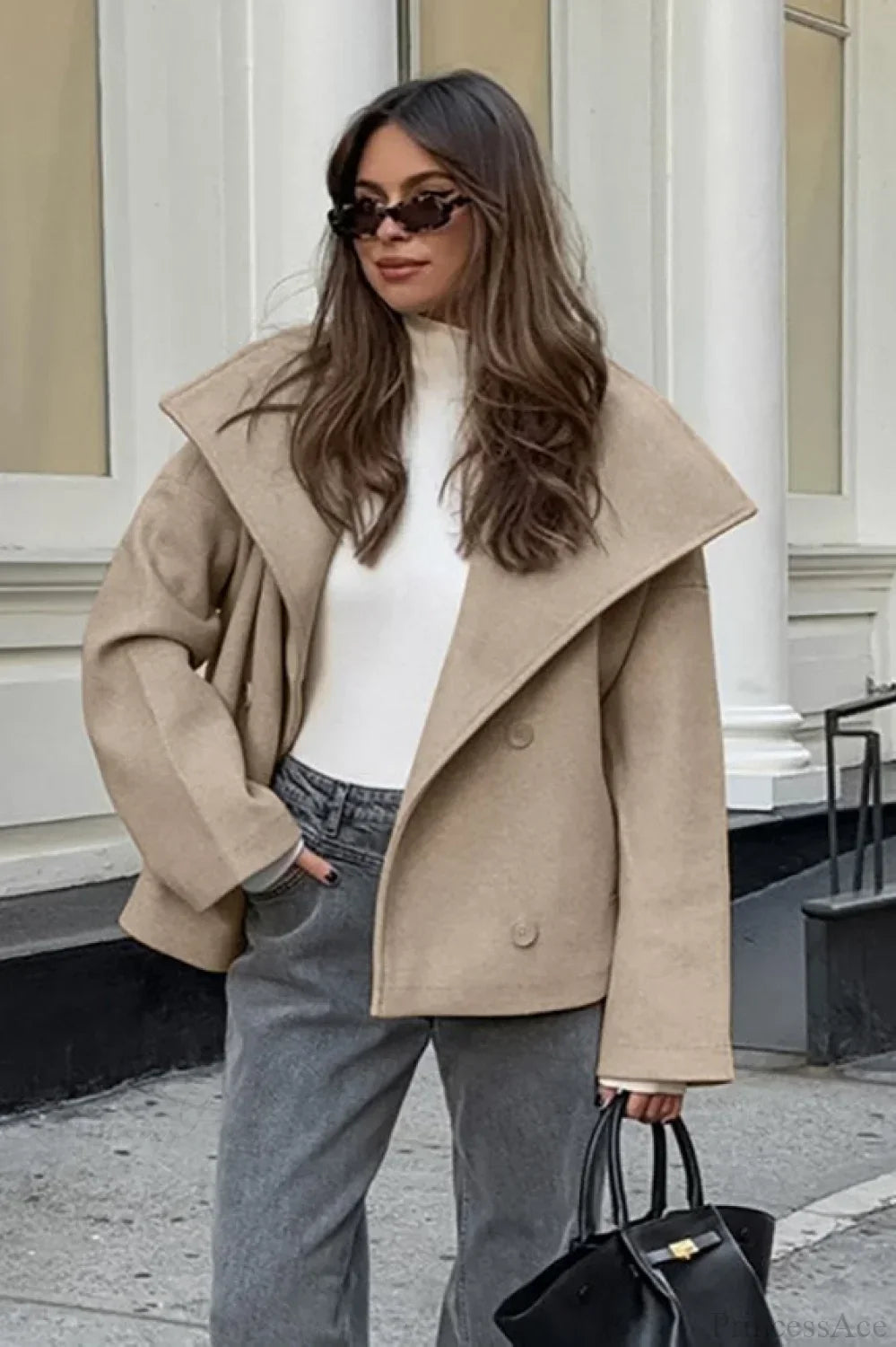 Drune | Woll Doppelreihige Jacke