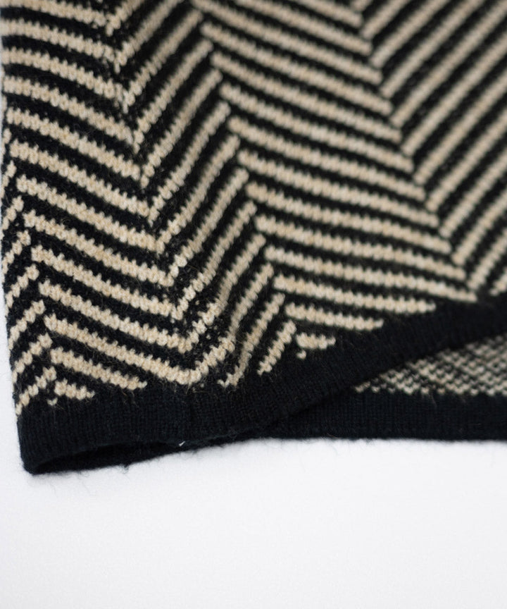 Drune | Retro Farbblock Halbturtleneck Pullover