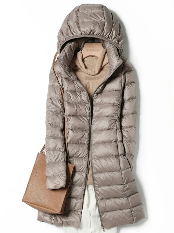Drune | Lang Daunenjacke Angenehm Warm & Stilvoll