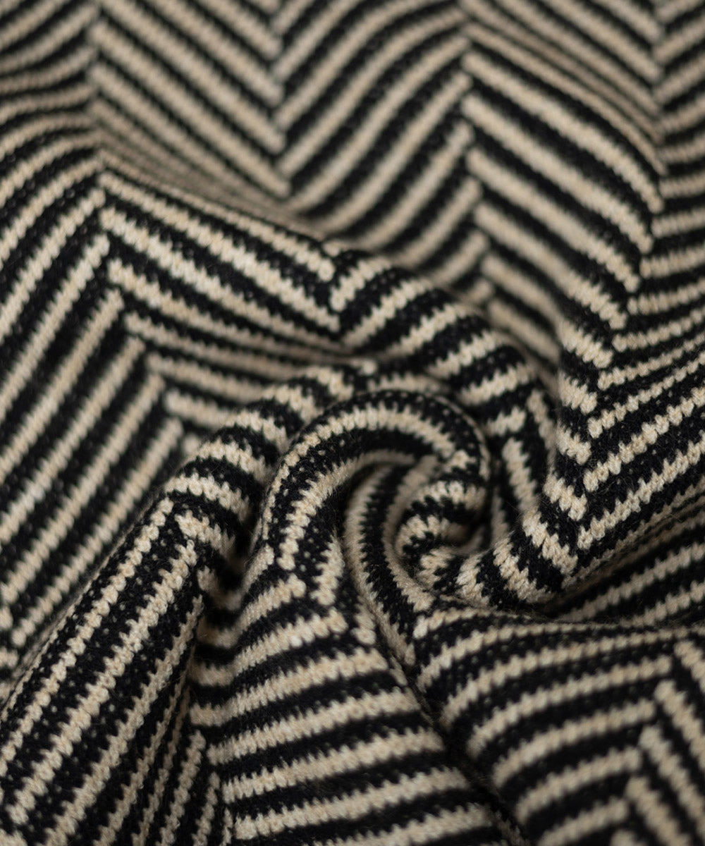 Drune | Retro Farbblock Halbturtleneck Pullover