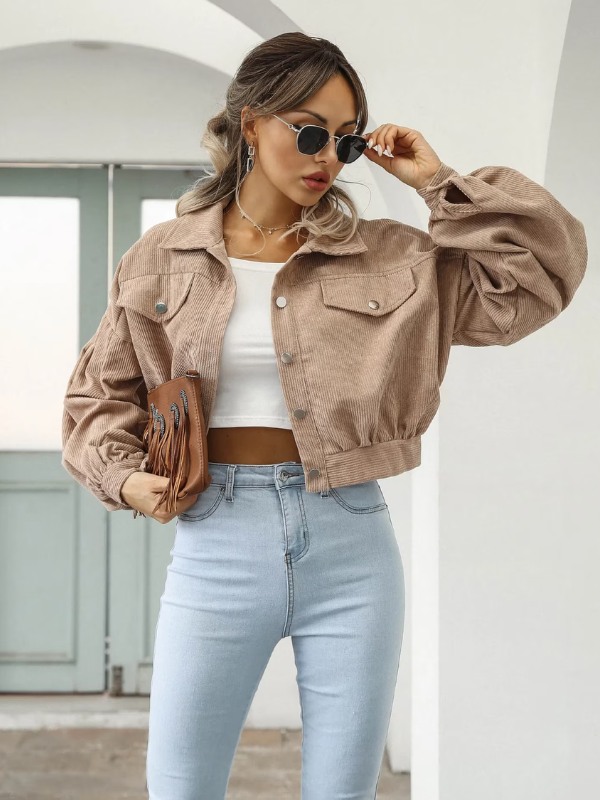 Drune | Cropped Bomberjacke Cool & Stilvoll