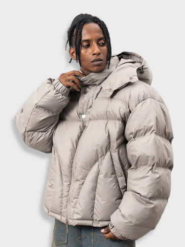Drune | Warme Herrenjacke mit Kapuze