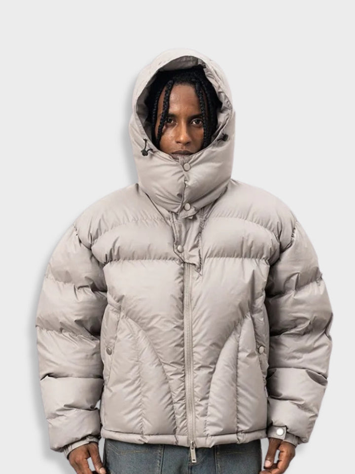 Drune | Warme Herrenjacke mit Kapuze