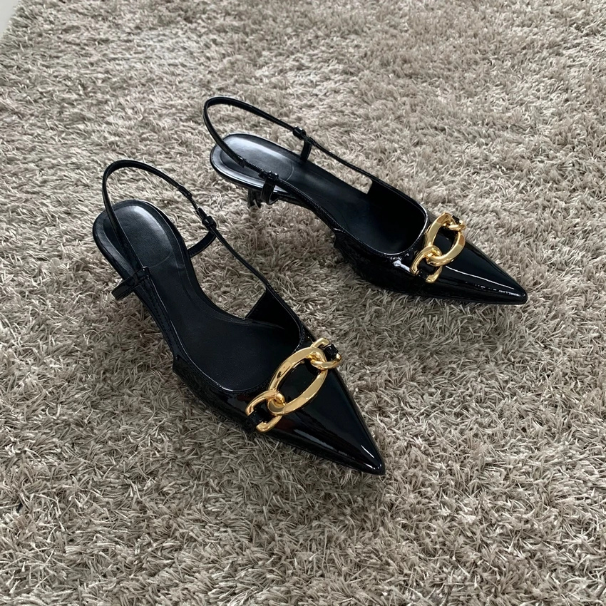 Drune | Damen Kitten Heels Beige