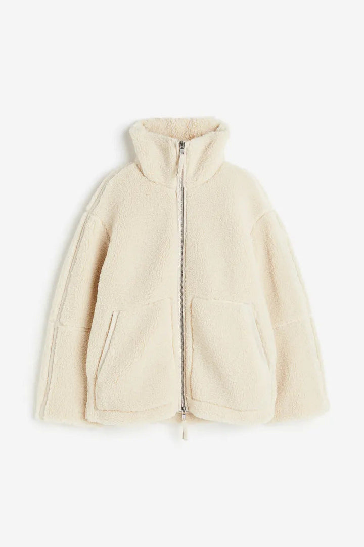 Drune | Douillet Teddyjacke Crème für eleganten Komfort