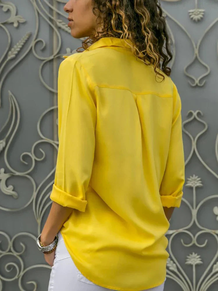 Drune | Klassische Bluse für Damen Zeitlos und Vielseitig für Jeden Anlass