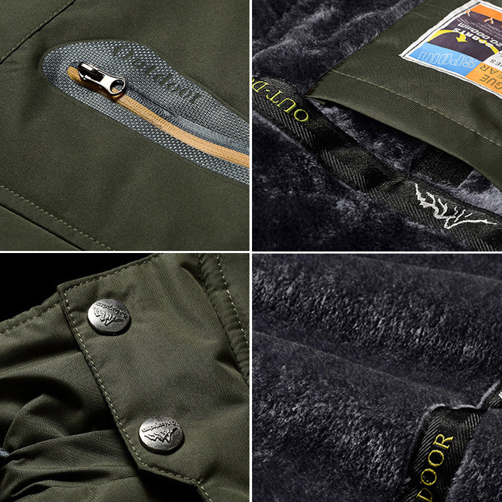 Drune | Wasserdicht gefütterte Herrenjacke mit Kapuze