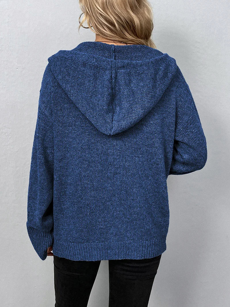 Drune | Strickcardigan mit Kapuze