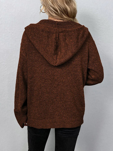Drune | Strickcardigan mit Kapuze