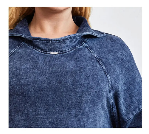 Drune | Strickdenimjacke Curve Plus Size