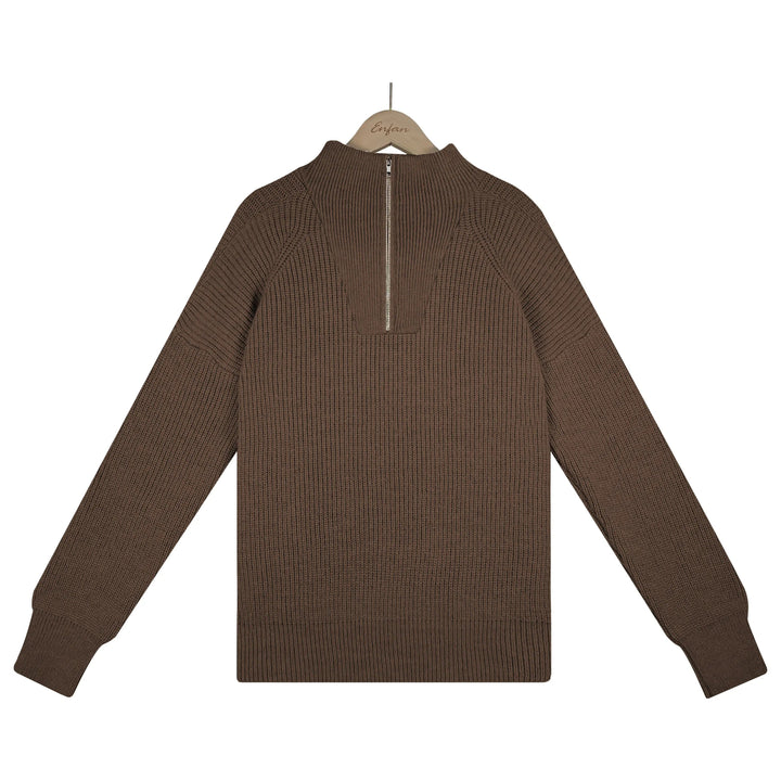 Drune | Strick-Half-Zip-Pullover