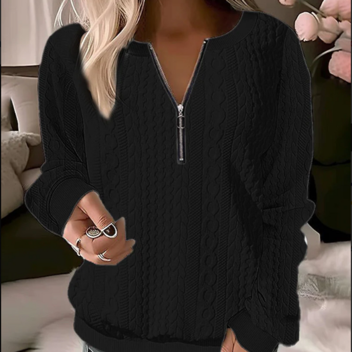 Drune | Strickpullover mit Rundhalsausschnitt und Jacquard-Muster