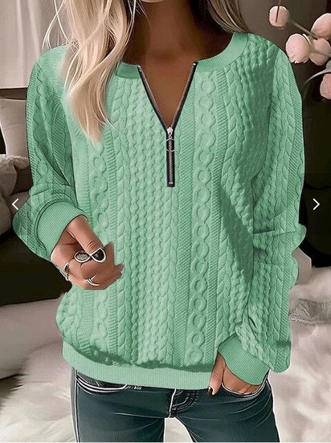 Drune | Strickpullover mit Rundhalsausschnitt und Jacquard-Muster