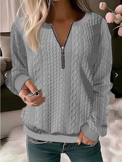 Drune | Strickpullover mit Rundhalsausschnitt und Jacquard-Muster