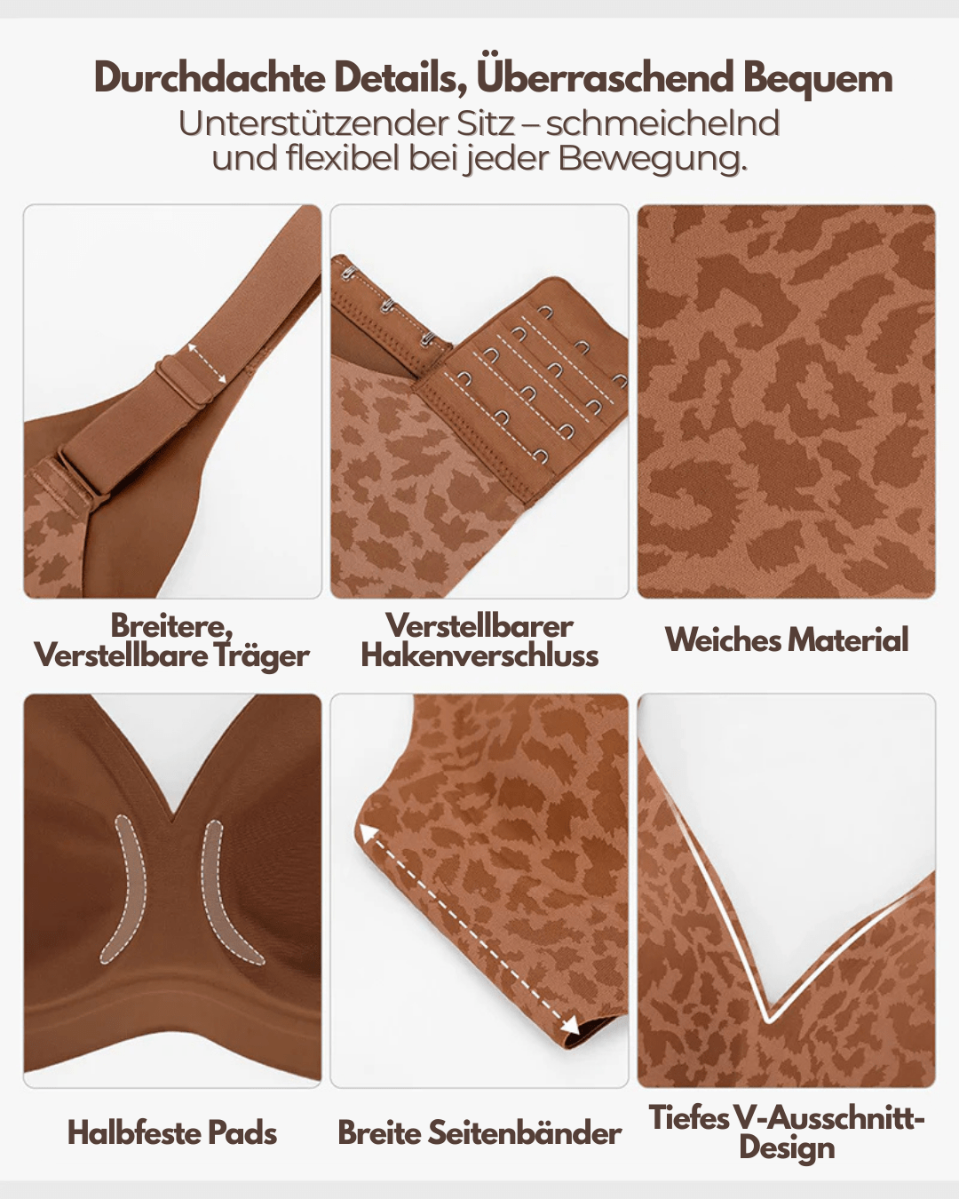Damen Nahtloser Komfort-BH
