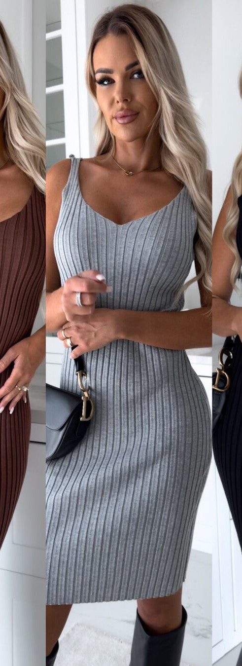 Drune | Two-Piece Set (Dress + Sweater) – Stylish and Comfortable