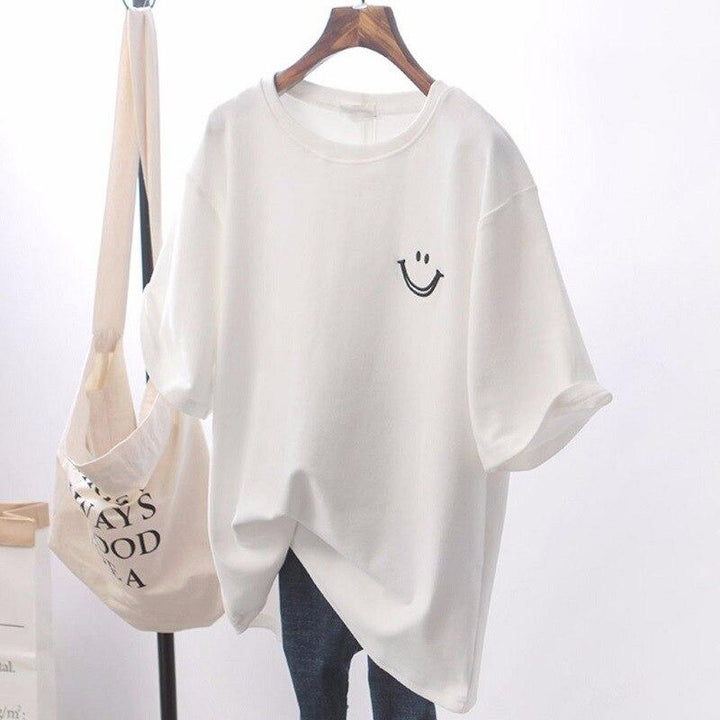 Drune | T-Shirt für Damen mit Smiley