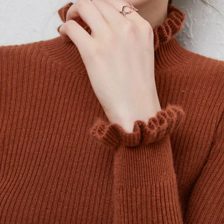 Drune | Pullover aus Strick für Frauen mit Kragen
