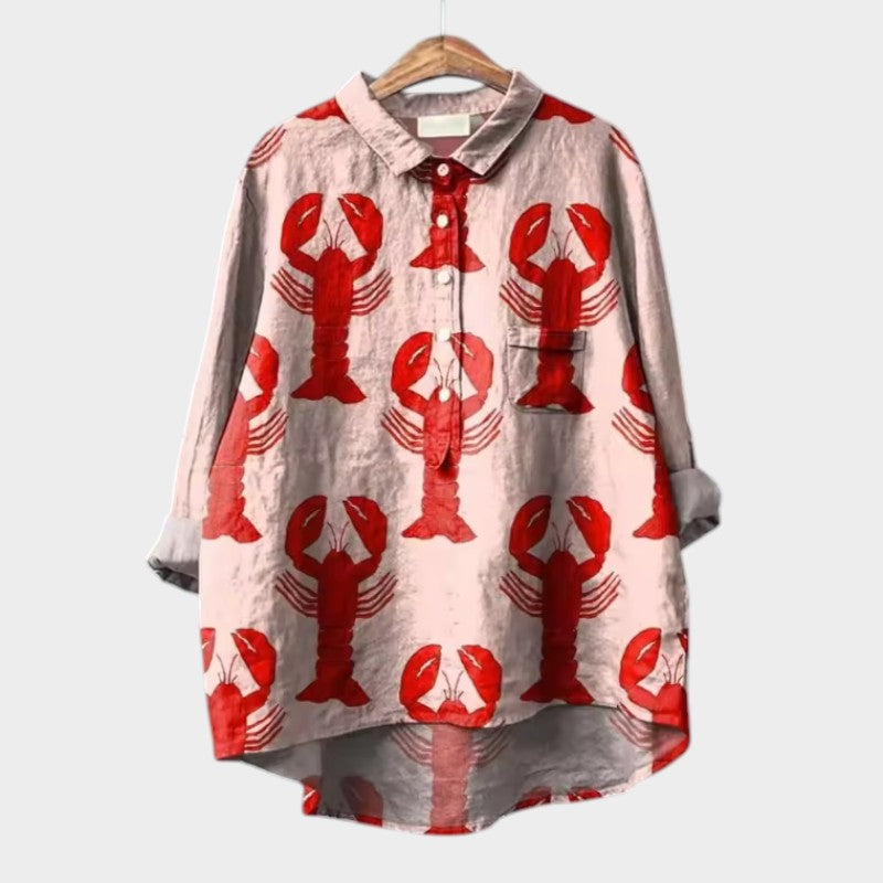 Drune | Schicke Bluse mit Knopfleiste vorne