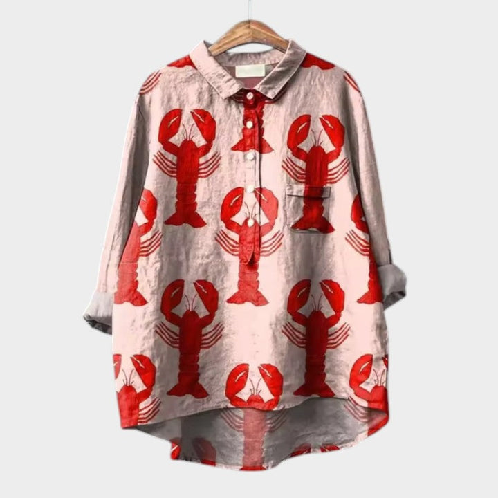 Drune | Schicke Bluse mit Knopfleiste vorne