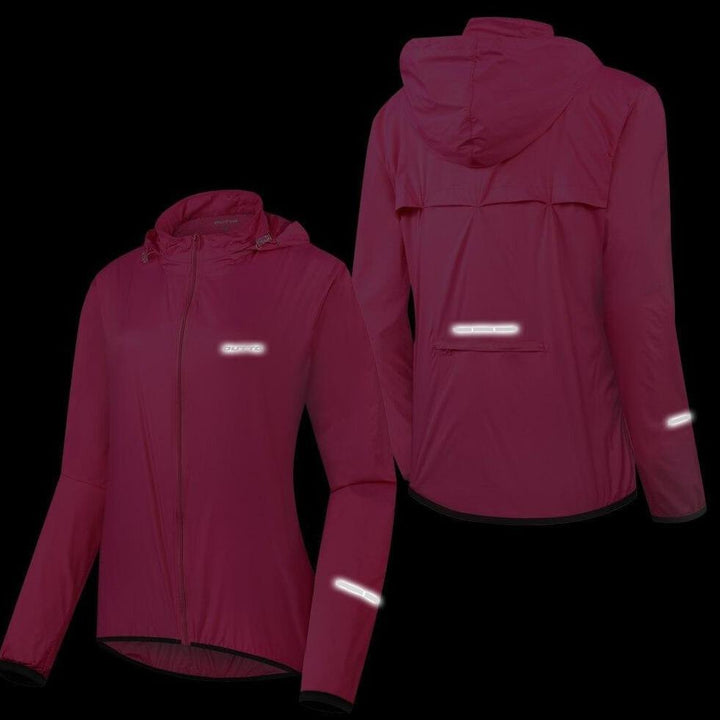 Drune | Regenjacke für Damen mit Reflektoren