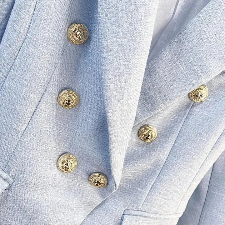 Drune | La Douce Doppelreiher Blazer Damen - Lässig - Uni-Einfarbig