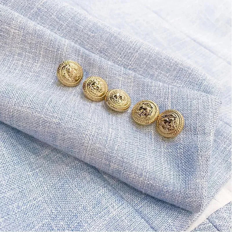 Drune | La Douce Doppelreiher Blazer Damen - Lässig - Uni-Einfarbig