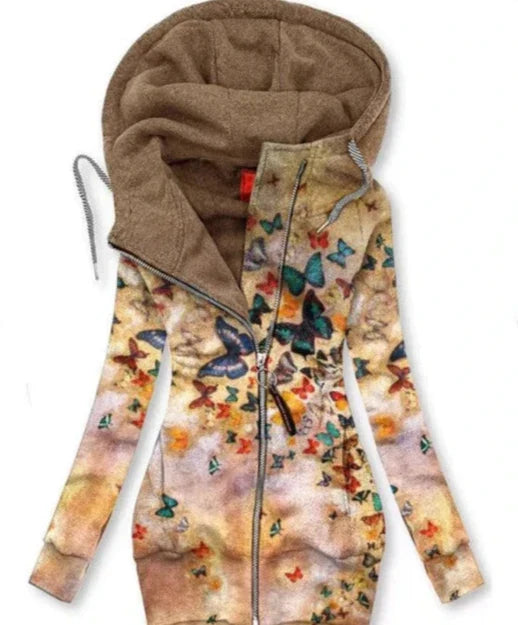 Drune | Damen Schmetterlings Kunst Cardigan