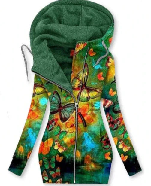 Drune | Damen Schmetterlings Kunst Cardigan