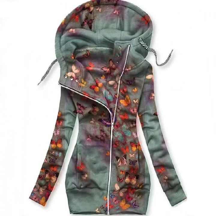 Drune | Damen Schmetterlings Kunst Cardigan
