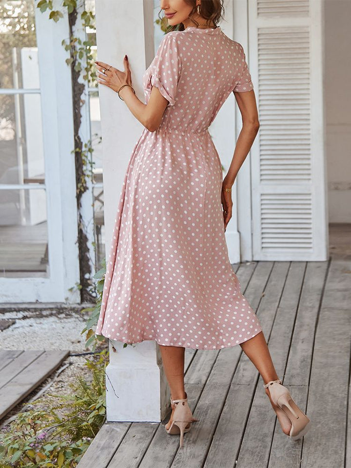 Drune | Damen Ballmuster Kleid