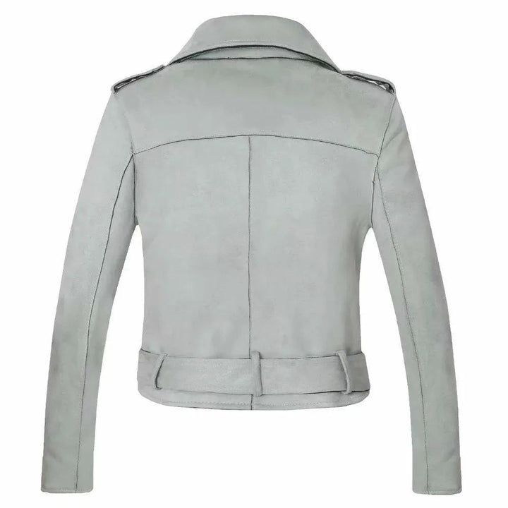 Drune | Damen Biker Wildlederjacke