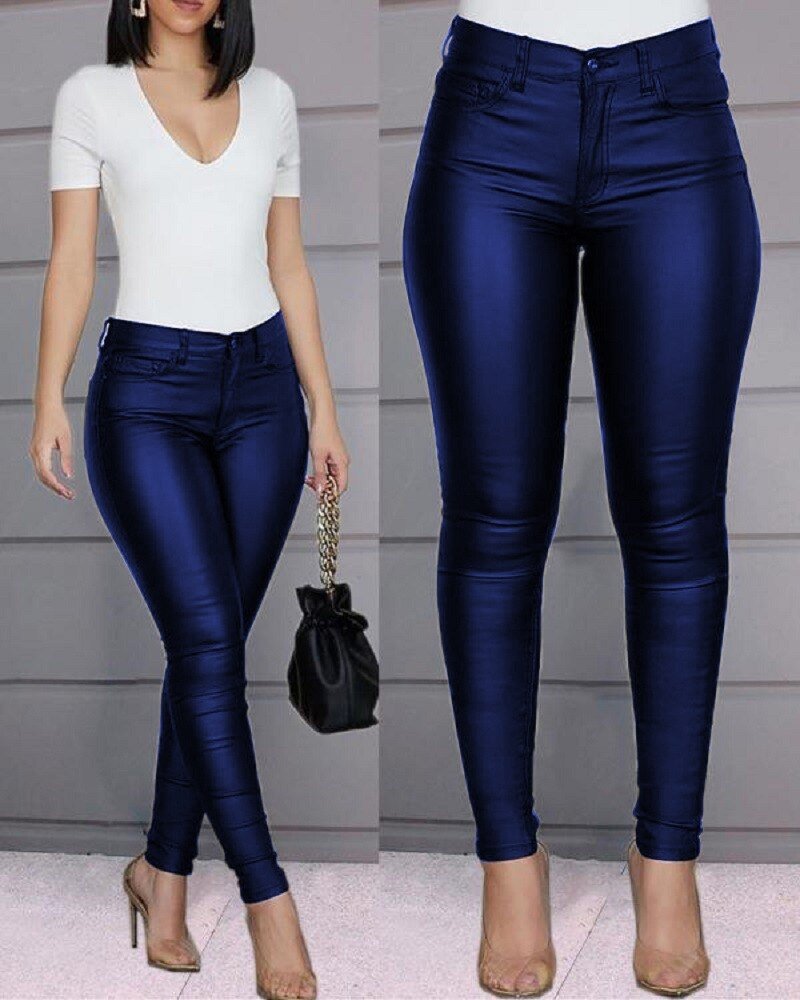 Drune | Hose - Stilvolle Leder Damenhose für Einen Zeitlosen Look
