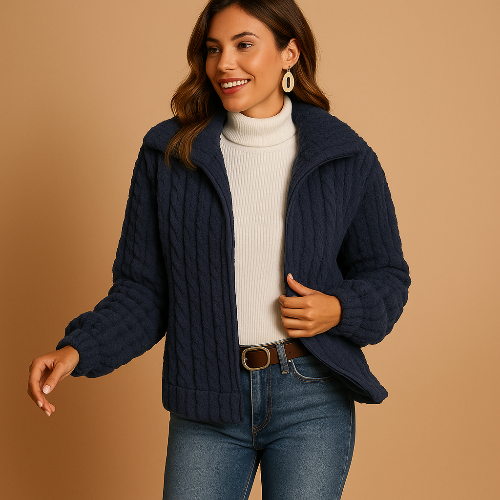 Drune | Fleecejacke mit Stehkragen für Frauen Herbstkollektion Isabelle