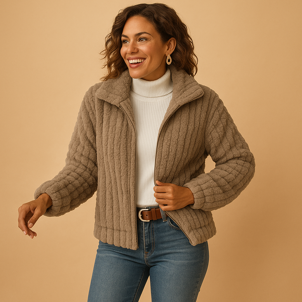 Drune | Fleecejacke mit Stehkragen für Frauen Herbstkollektion Isabelle