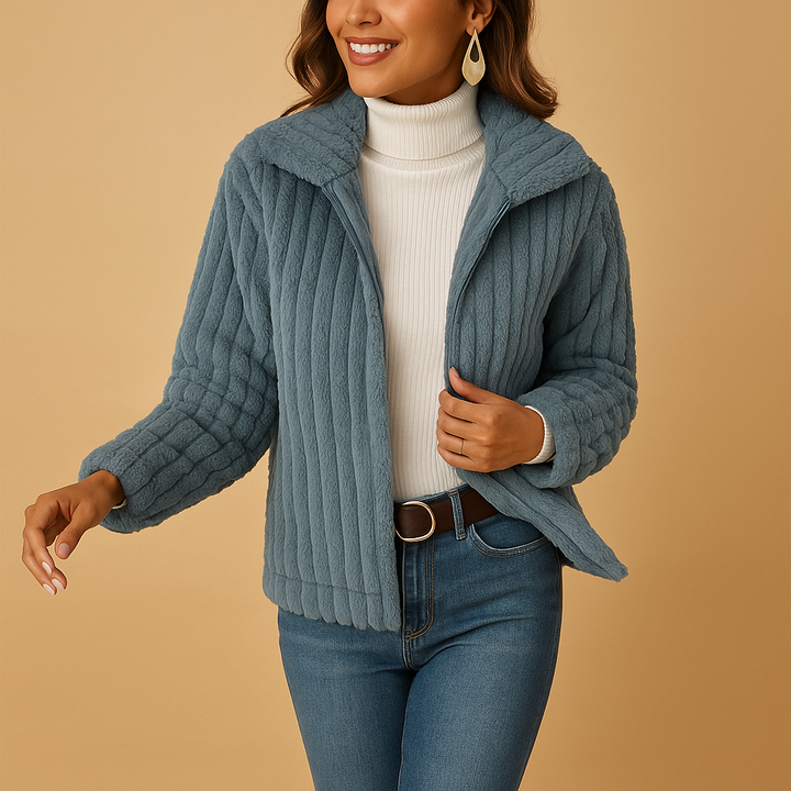 Drune | Fleecejacke mit Stehkragen für Frauen Herbstkollektion Isabelle