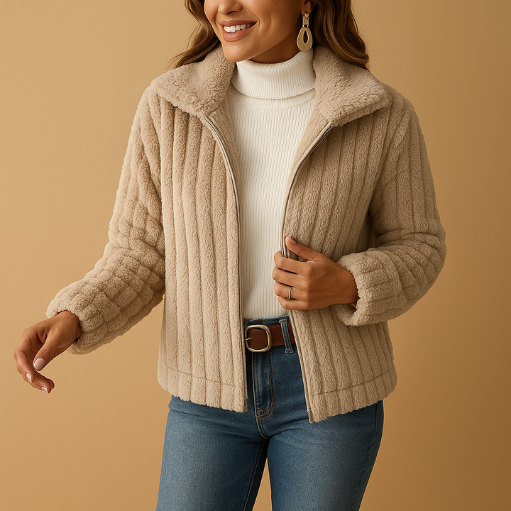Drune | Fleecejacke mit Stehkragen für Frauen Herbstkollektion Isabelle