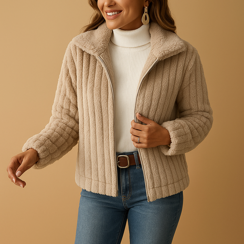 Drune | Fleecejacke mit Stehkragen für Frauen Herbstkollektion Isabelle