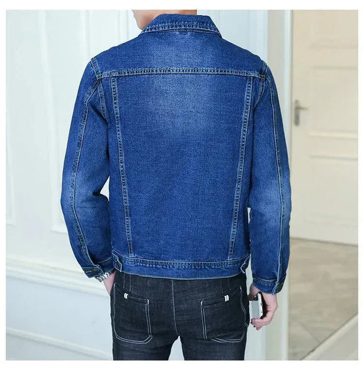 Drune | Revers Denim Jacke Herren