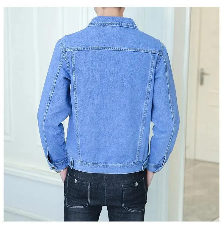 Drune | Revers Denim Jacke Herren