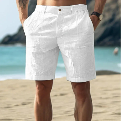 Drune | Herren Leinen Shorts Für Entspannte Sommertage Atmungsaktiv, Bequem & Stilvoll