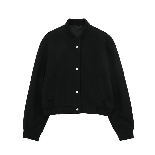 Drune - Damen cropped Bomberjacke für lässigen Streetstyle