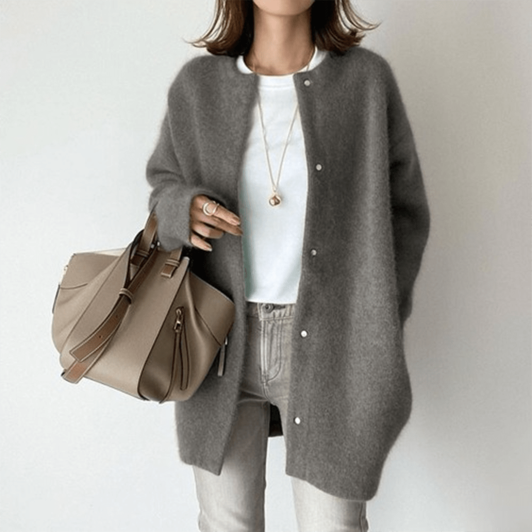 Drune | Langarm-Cardigan aus weicher und eleganter Wolle und Kaschmir