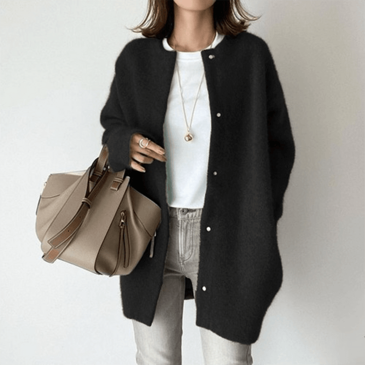 Drune | Langarm-Cardigan aus weicher und eleganter Wolle und Kaschmir