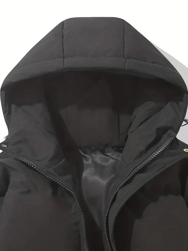 Drune | Kurz geschnittene gesteppte Daunenjacke Rosa Wärme und winterlicher Stil