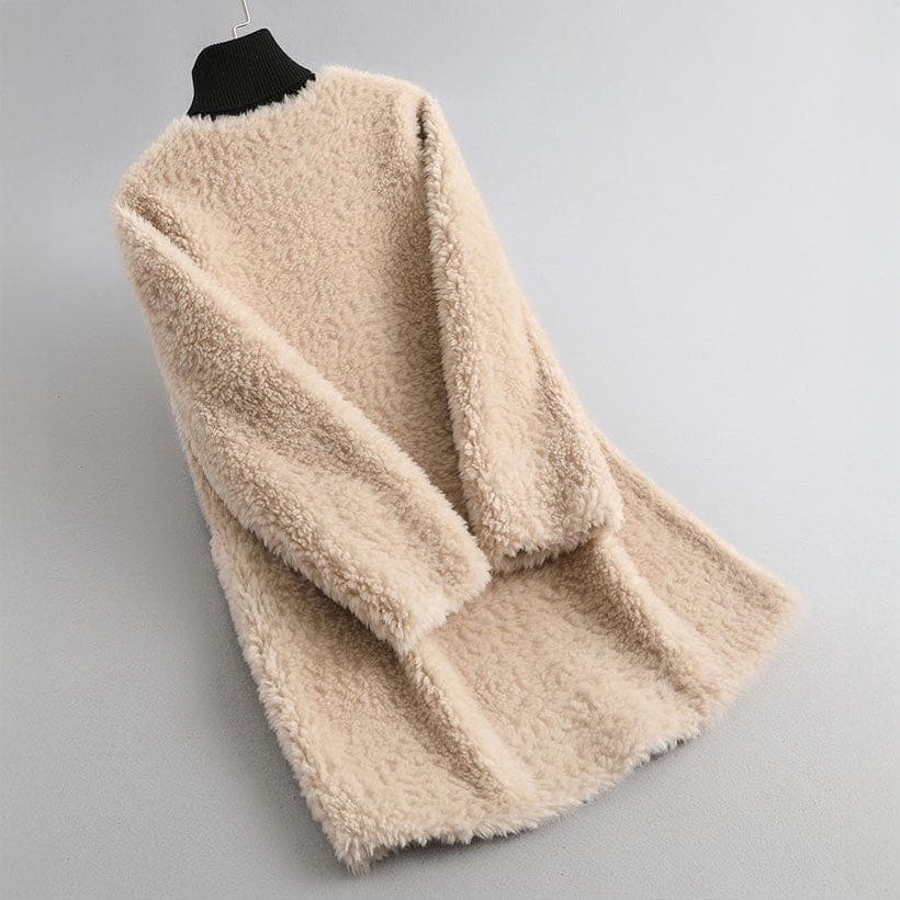 Drune | Mantel aus weichem synthetischem Pelz Eleganz Cocooning