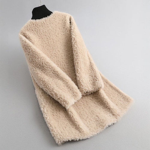 Drune | Mantel aus weichem synthetischem Pelz Eleganz Cocooning